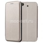 Чехол-книжка кожаный для Xiaomi Mi5s (серый) Fashion Case