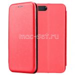 Чехол-книжка кожаный для Xiaomi Mi6 (красный) Fashion Case