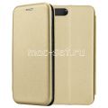 Чехол-книжка кожаный для Xiaomi Mi6 (золотитстый) Fashion Case