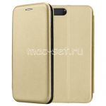 Чехол-книжка кожаный для Xiaomi Mi6 (золотитстый) Fashion Case
