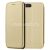 Чехол-книжка кожаный для Xiaomi Mi6 (золотитстый) Fashion Case