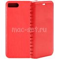 Чехол-книжка кожаный для Xiaomi Mi6 (красный) Book Case New