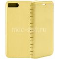 Чехол-книжка кожаный для Xiaomi Mi6 (золотистый) Book Case New