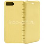 Чехол-книжка кожаный для Xiaomi Mi6 (золотистый) Book Case New