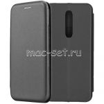 Чехол-книжка кожаный для Xiaomi Mi 9T / 9T Pro (черный) Fashion Case
