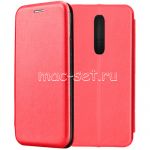 Чехол-книжка кожаный для Xiaomi Mi 9T / 9T Pro (красный) Fashion Case