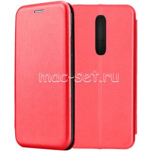 Чехол-книжка кожаный для Xiaomi Mi 9T / 9T Pro (красный) Fashion Case