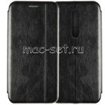 Чехол-книжка кожаный для Xiaomi Mi 9T / 9T Pro (черный) Retro Case