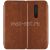 Чехол-книжка кожаный для Xiaomi Mi 9T / 9T Pro (коричневый) Retro Case