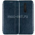 Чехол-книжка кожаный для Xiaomi Mi 9T / 9T Pro (синий) Retro Case