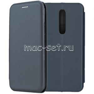 Чехол-книжка кожаный для Xiaomi Mi 9T / 9T Pro (синий) Fashion Case
