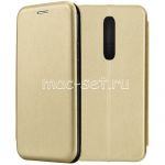 Чехол-книжка кожаный для Xiaomi Mi 9T / 9T Pro (золотистый) Fashion Case