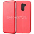 Чехол-книжка кожаный для Xiaomi Pocophone F1 (красный) Fashion Case