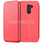 Чехол-книжка кожаный для Xiaomi Pocophone F1 (красный) Fashion Case