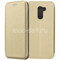 Чехол-книжка кожаный для Xiaomi Pocophone F1 (золотистый) Fashion Case