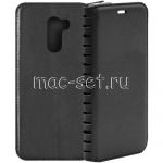 Чехол-книжка кожаный для Xiaomi Pocophone F1 (черный) Book Case New