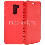 Чехол-книжка кожаный для Xiaomi Pocophone F1 (красный) Book Case New