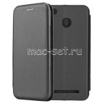 Чехол-книжка кожаный для Xiaomi Redmi 3s / 3 Pro (черный) Fashion Case