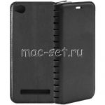 Чехол-книжка кожаный для Xiaomi Redmi 4A (черный) Book Case New