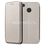 Чехол-книжка кожаный для Xiaomi Redmi 4X (серый) Fashion Case