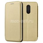 Чехол-книжка кожаный для Xiaomi Redmi 5 (золотистый) Fashion Case