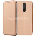 Чехол-книжка кожаный для Xiaomi Redmi 8 (розовый) Fashion Case
