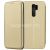 Чехол-книжка кожаный для Xiaomi Redmi 9 (золотистый) Fashion Case