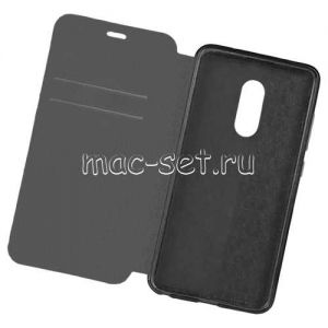 Чехол-книжка кожаный для Xiaomi Redmi Note 4 (черный) Book Case