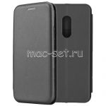 Чехол-книжка кожаный для Xiaomi Redmi Note 4 (черный) Fashion Case
