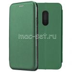 Чехол-книжка кожаный для Xiaomi Redmi Note 4 (зеленый) Fashion Case