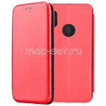 Чехол-книжка кожаный для Xiaomi Redmi Note 5 / Pro (красный) Fashion Case