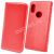 Чехол-книжка кожаный для Xiaomi Redmi Note 5 / Pro (красный) Book Case New