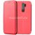 Чехол-книжка кожаный для Xiaomi Redmi Note 8 Pro (красный) Fashion Case