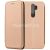 Чехол-книжка кожаный для Xiaomi Redmi Note 8 Pro (розовый) Fashion Case