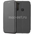 Чехол-книжка кожаный для Xiaomi Redmi Note 8 (черный) Fashion Case