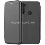 Чехол-книжка кожаный для Xiaomi Redmi Note 8T (черный) Fashion Case