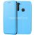 Чехол-книжка кожаный для Xiaomi Redmi Note 8 (голубой) Fashion Case
