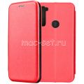 Чехол-книжка кожаный для Xiaomi Redmi Note 8T (красный) Fashion Case