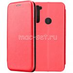 Чехол-книжка кожаный для Xiaomi Redmi Note 8T (красный) Fashion Case