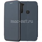 Чехол-книжка кожаный для Xiaomi Redmi Note 8T (синий) Fashion Case