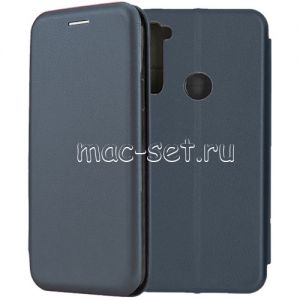 Чехол-книжка кожаный для Xiaomi Redmi Note 8T (синий) Fashion Case