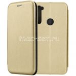 Чехол-книжка кожаный для Xiaomi Redmi Note 8T (золотистый) Fashion Case