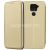 Чехол-книжка кожаный для Xiaomi Redmi Note 9 (золотистый) Fashion Case