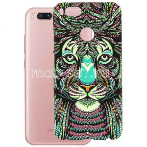 Чехол-накладка пластиковый для Xiaomi Mi A1 / Mi5x [флуоресцентный принт] Luxo Animals (Тигр K3)