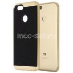Чехол-накладка для Xiaomi Mi A1 / Mi5x [решетка] Hybrid (золотистый)
