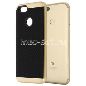 Чехол-накладка для Xiaomi Mi A1 / Mi5x [решетка] Hybrid (золотистый)