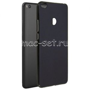 Чехол-накладка силиконовый для Xiaomi Mi Max 2 (черный 1.2мм) Soft-Touch