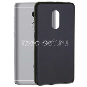 Чехол-накладка силиконовый для Xiaomi Redmi Note 4 (черный 1.2мм) Soft-Touch