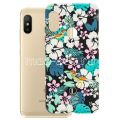 Чехол-накладка силиконовый для Xiaomi Mi A2 Lite с принтом Luxo Flowers (H11)