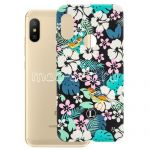Чехол-накладка силиконовый для Xiaomi Mi A2 Lite с принтом Luxo Flowers (H11)